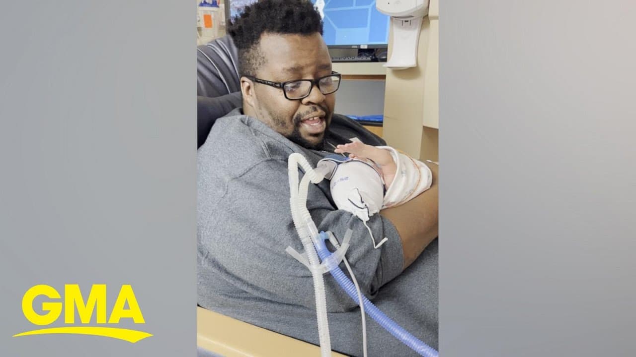 Dad Sings Worship Song Over His Newborn in the NICU