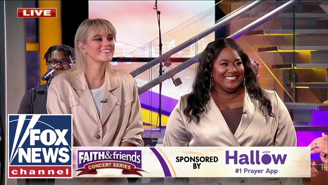 Naomi Raine and TAYA Lead Worship on Fox & Friends Easter Concert Series