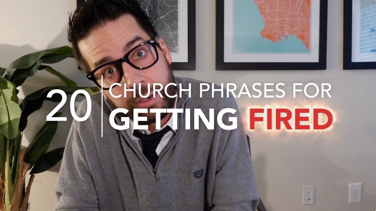 John Crist’s 20 Church Phrases for Getting Fired is a Brutally Funny Reminder