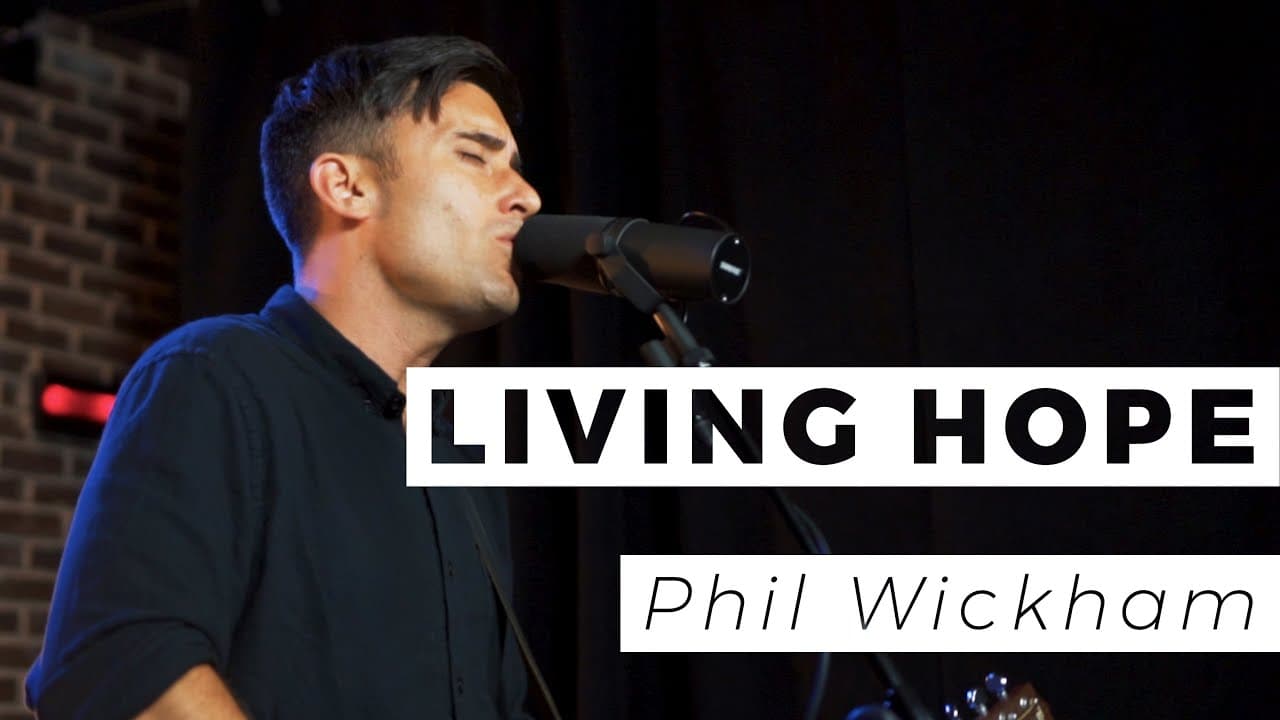 Wow, Phil Wickham Sings “Living Hope” Live and It’s Practically Perfect.