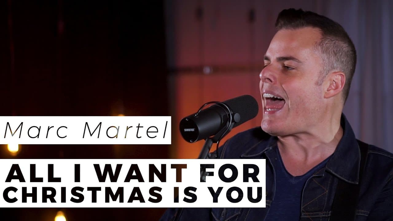 Marc Martel Destroys This Live Cover of “All I Want For Christmas Is You”
