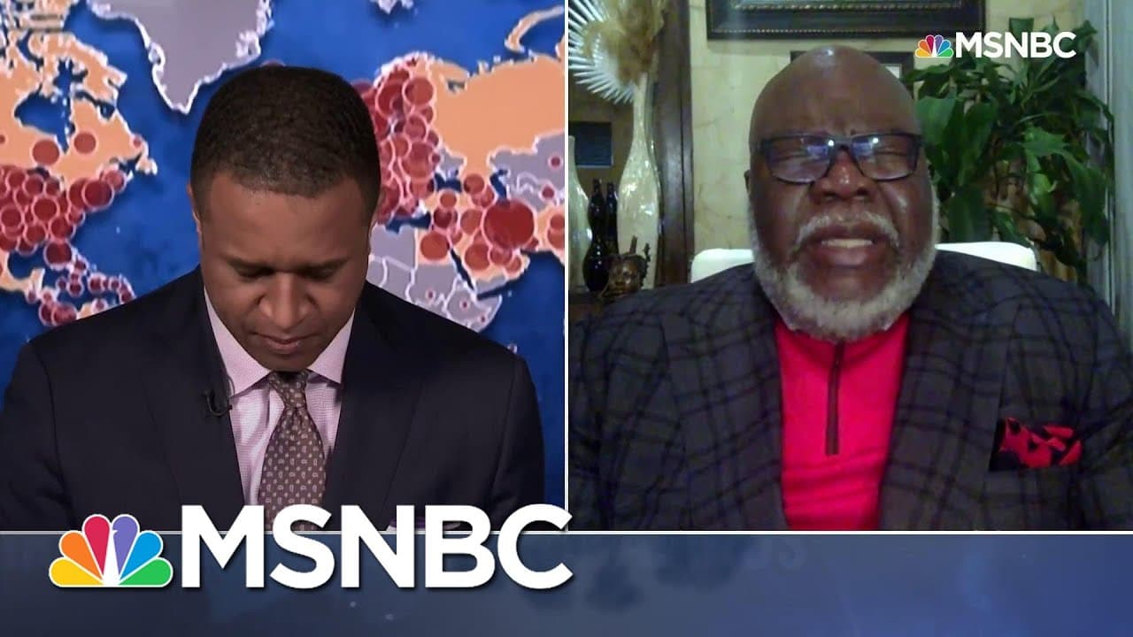 Bishop T.D. Jakes Leads MSNBC in Short Prayer