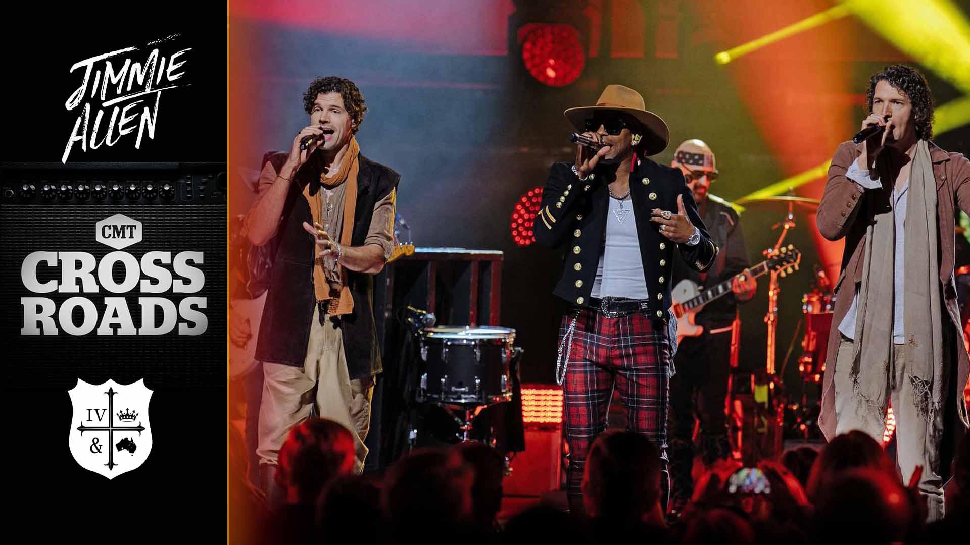 FOR KING + COUNTRY and Country Artist Jimmie Allen Perform Together at the CMT Crossroads