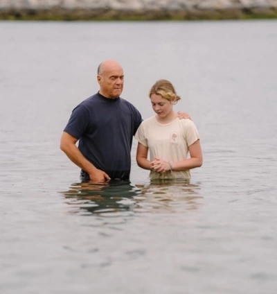 Greg Laurie's granddaughter baptism