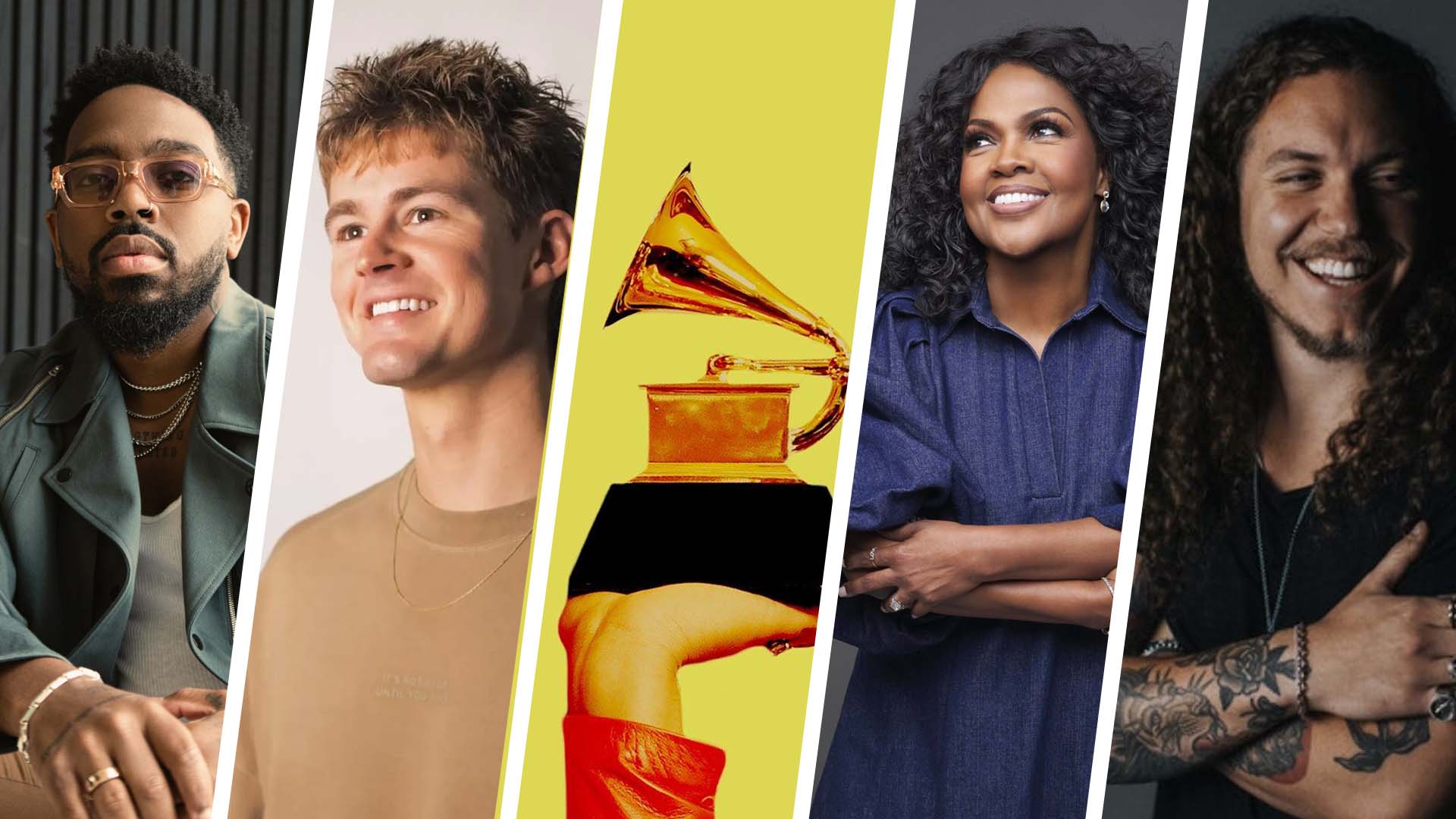 Chandler Moore, Forrest Frank, CeCe Winans, Brandon Lake, 2025 GRAMMY Christian Nominees