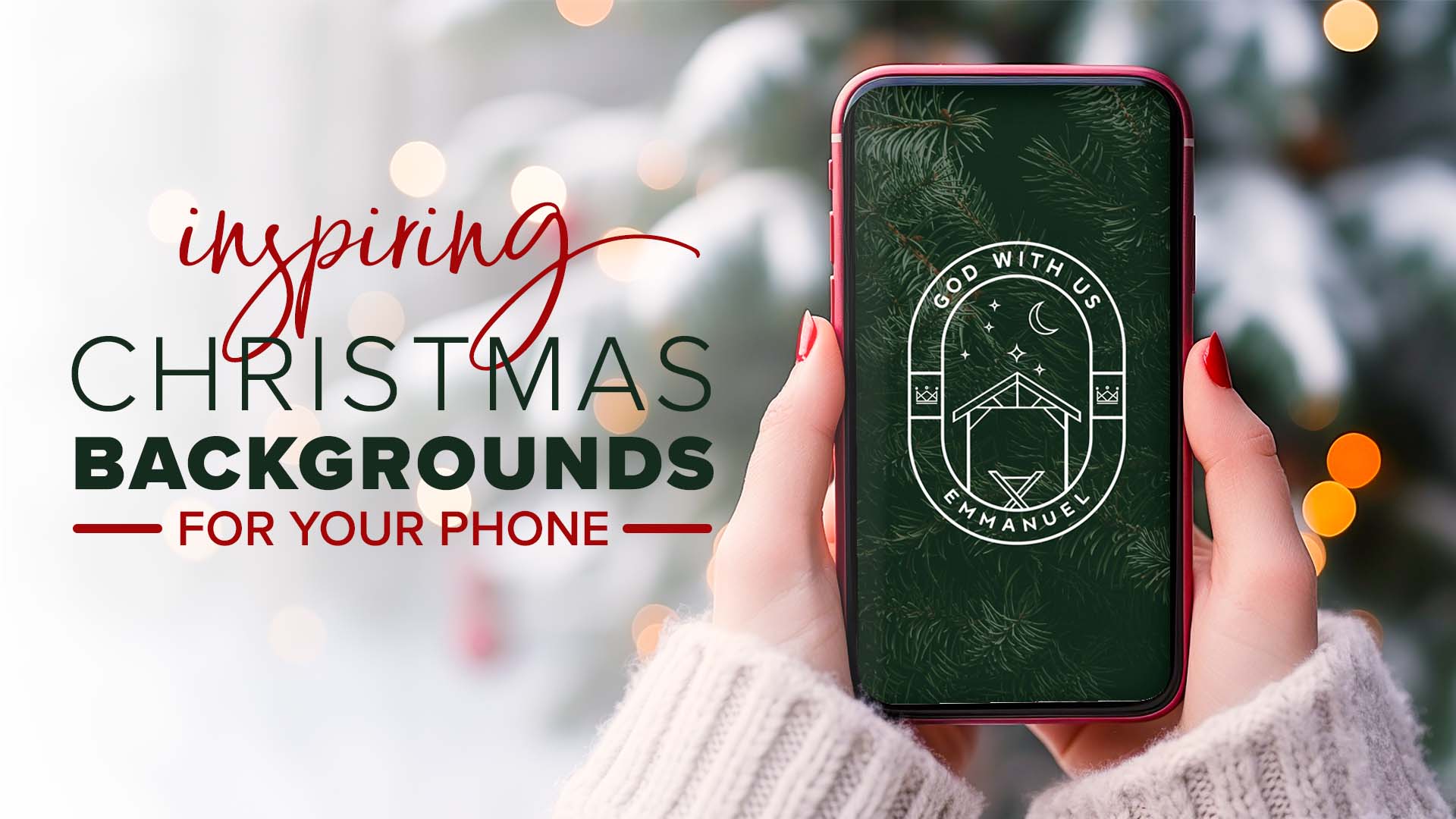 inspiring Christmas backgrounds for your phone