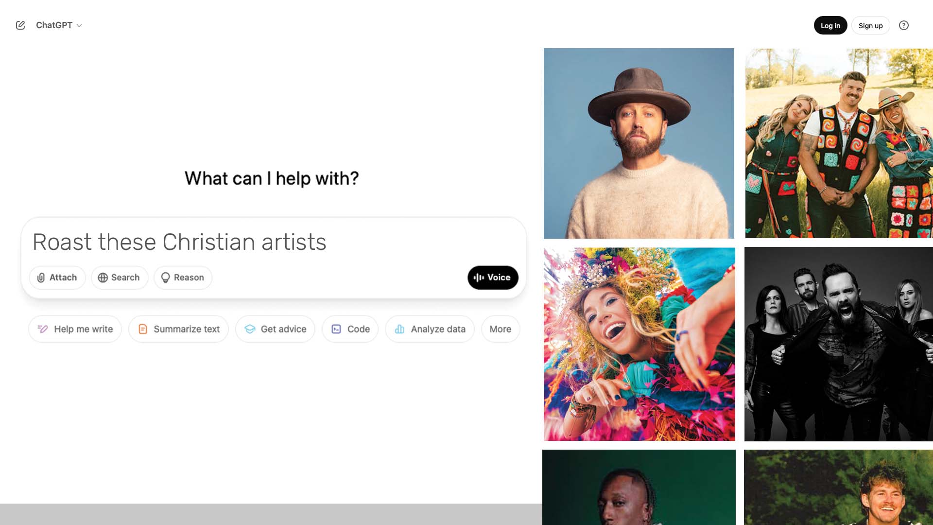 We Asked ChatGPT to Roast Your Favorite Christian Artists...