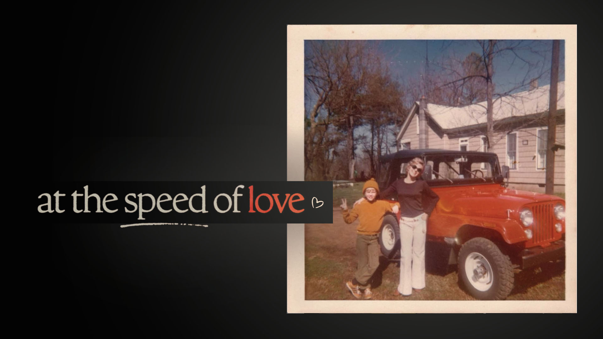 Steven Curtis Chapman with his mom "at the spped of love" Mother's Day Song