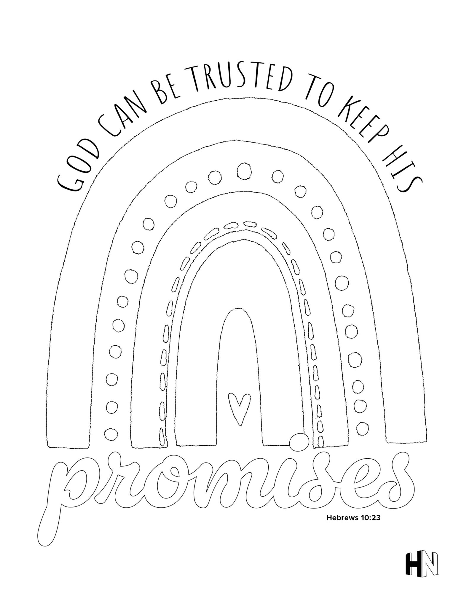 5 Free Printable Bible Coloring - Hope Nation Gods Promises Mommy And Me Coloring Page Low 1582x2048 