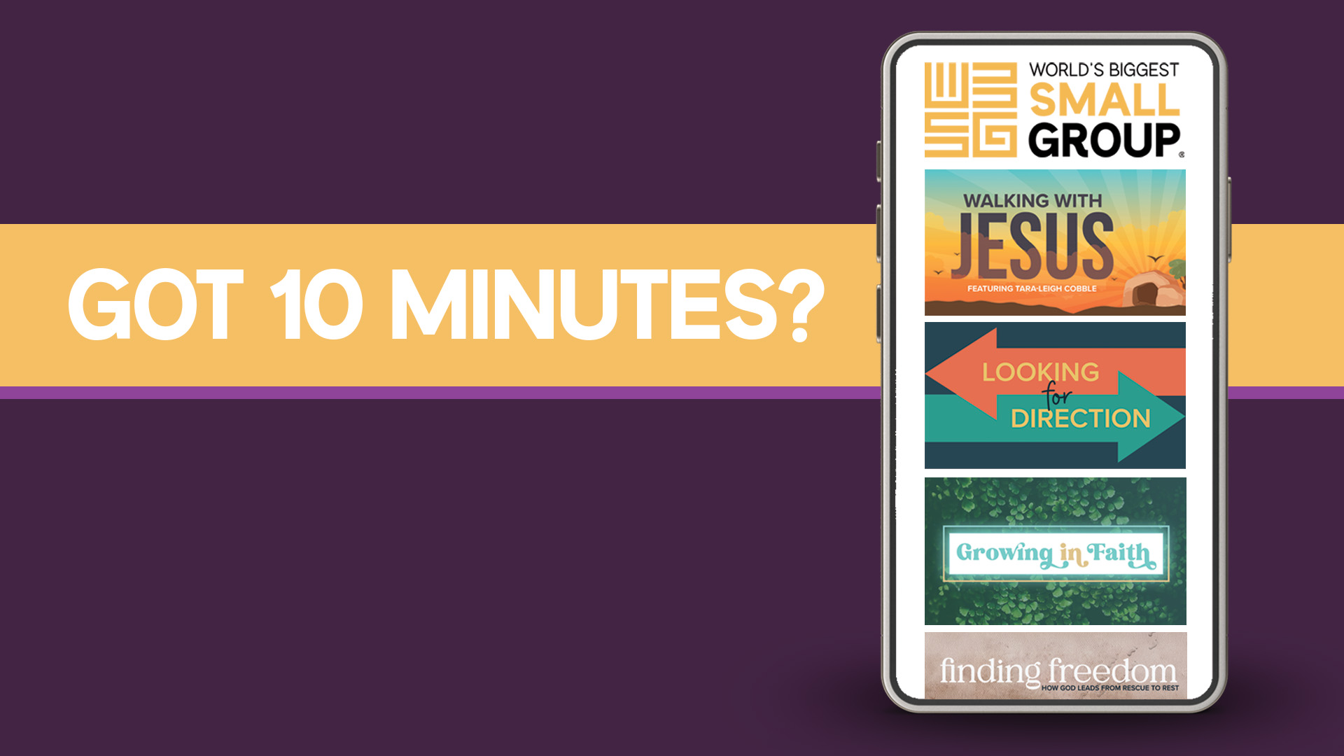 Got 10 minutes? World's Biggest Small Group